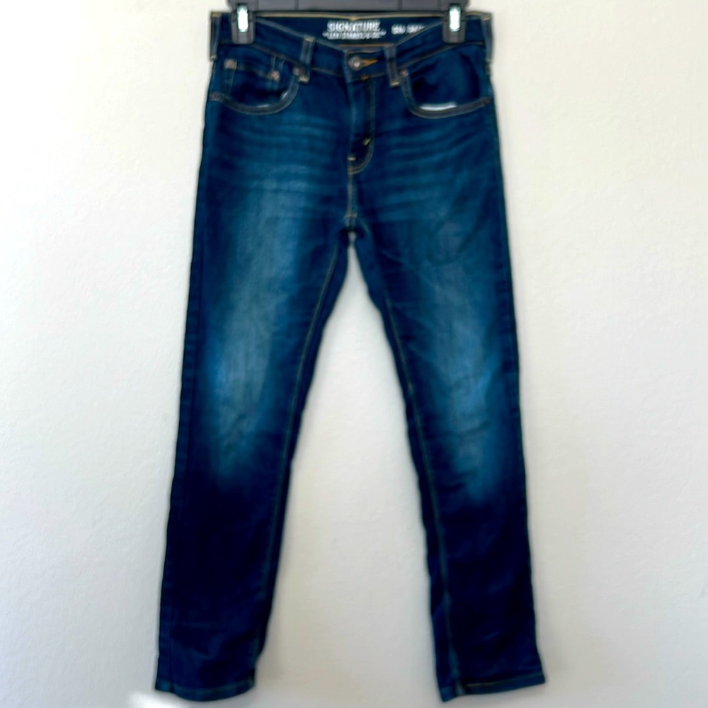 Boys Levi’s skinny straight leg dark wash‎